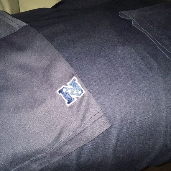 Blue Gray Seattle Seahawks Big Man Polo Golf Shirt 4XT Tall Men’s Poly NFL Model - Picture 5 of 5